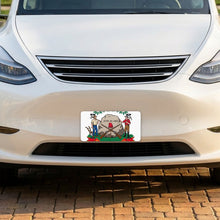 West Virginia State Flag aluminum front license plate