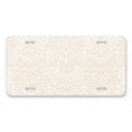 Floral Lace aluminum front license plate