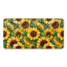 Sunflower Field aluminum front license plate