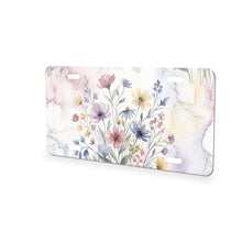 Wildflower Meadow aluminum front license plate
