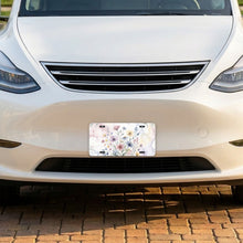 Wildflower Meadow aluminum front license plate