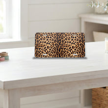 Leopard Print aluminum front license plate
