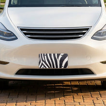 Zebra Stripe aluminum front license plate