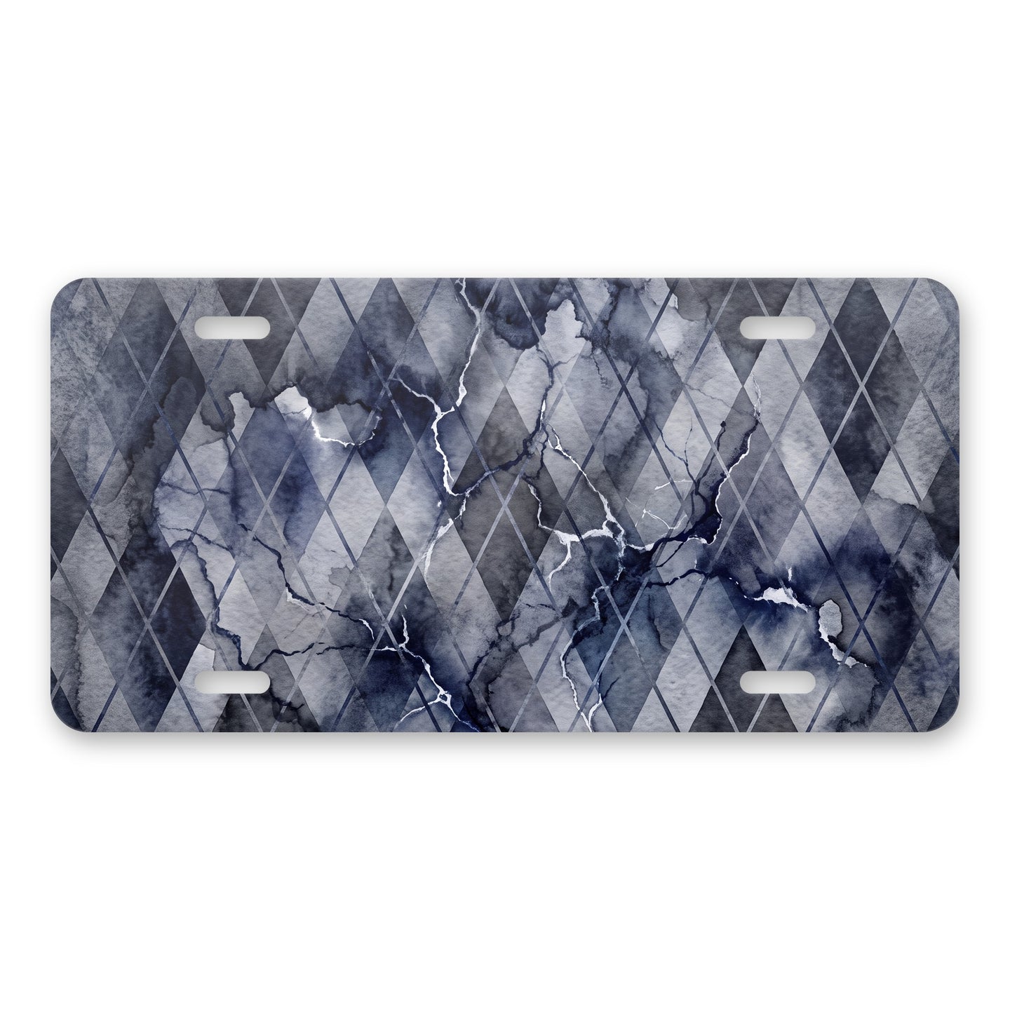 Argyle aluminum front license plate