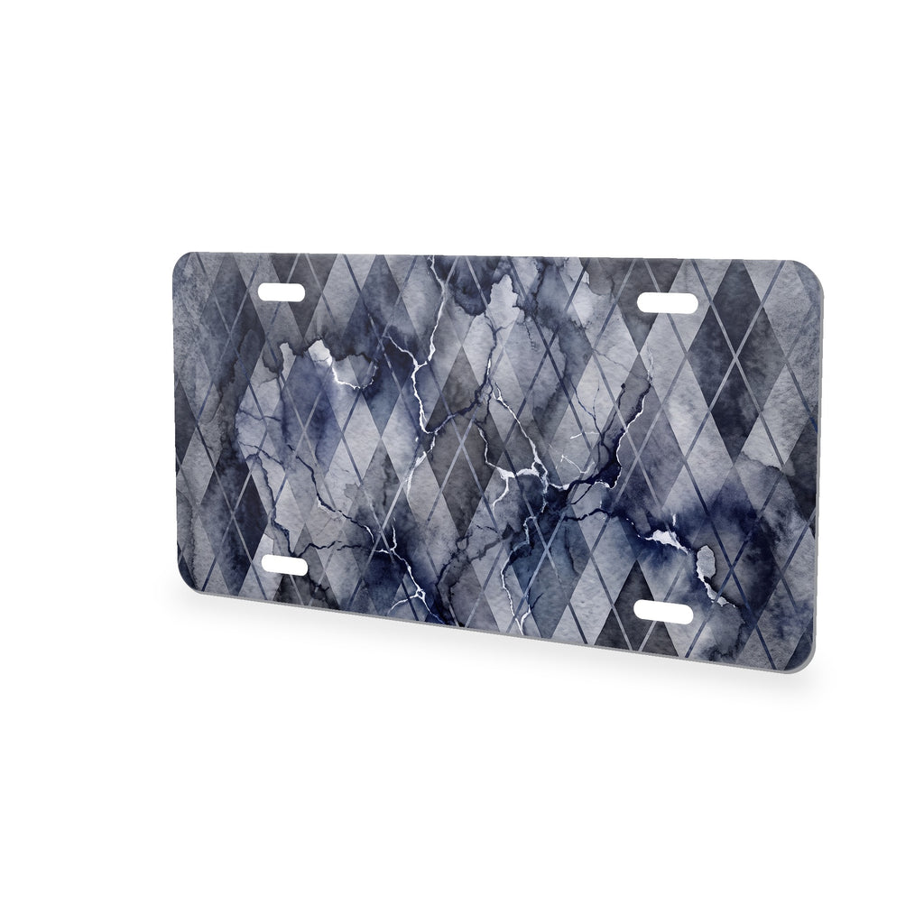 Argyle aluminum front license plate