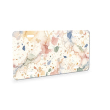 Terrazzo aluminum front license plate