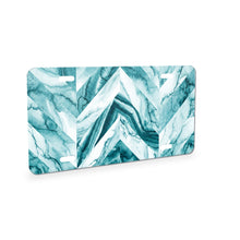 Chevron aluminum front license plate