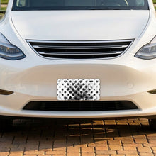 Polka Dot aluminum front license plate