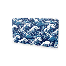 Ocean Waves aluminum front license plate