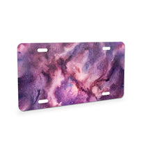 Galaxy Nebula aluminum front license plate