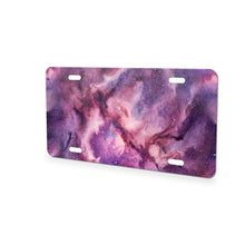 Galaxy Nebula aluminum front license plate