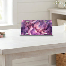 Galaxy Nebula aluminum front license plate