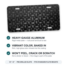 Carbon Fiber aluminum front license plate