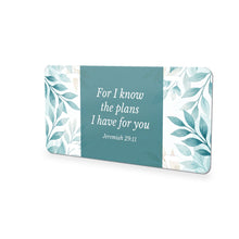 Jeremiah 29:11 aluminum front license plate