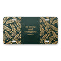Joshua 1:9 aluminum front license plate