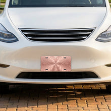 Faith Hope Love aluminum front license plate