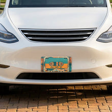 Cassette Tape aluminum front license plate