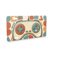 Retro Game Controller aluminum front license plate