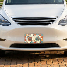 Retro Game Controller aluminum front license plate