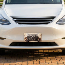 Film Camera aluminum front license plate
