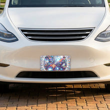 Disco Ball aluminum front license plate