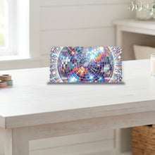 Disco Ball aluminum front license plate