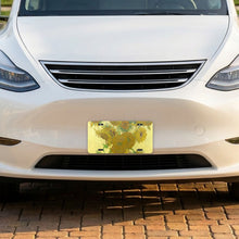 Van Gogh Sunflowers aluminum front license plate