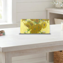 Van Gogh Sunflowers aluminum front license plate