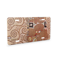 Klimt Tree Of Life aluminum front license plate