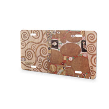 Klimt Tree Of Life aluminum front license plate