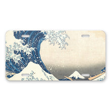 Great Wave aluminum front license plate