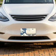Great Wave aluminum front license plate