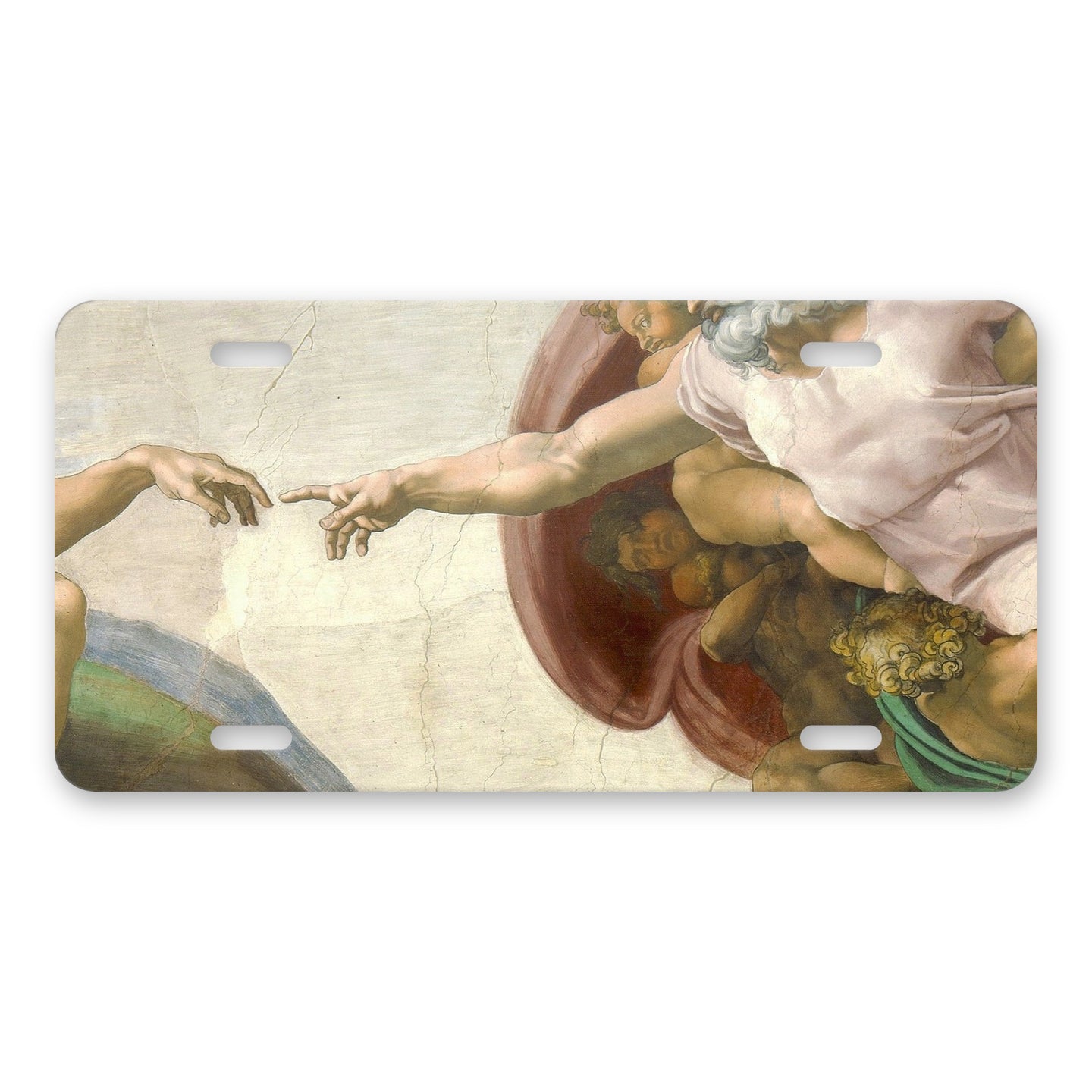 Creation Of Adam aluminum front license plate