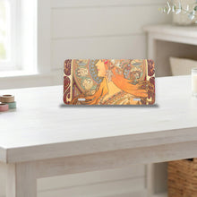 Mucha Art Nouveau aluminum front license plate