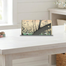 Hokusai Plum Blossom aluminum front license plate