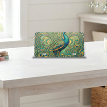 Art Nouveau Peacock aluminum front license plate