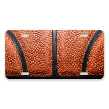 Basketball Texture aluminum front license plate