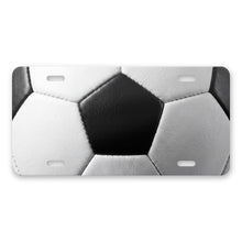 Soccer Ball aluminum front license plate