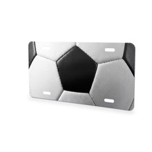 Soccer Ball aluminum front license plate