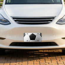 Soccer Ball aluminum front license plate