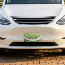 Tennis Ball aluminum front license plate