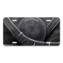 Hockey aluminum front license plate