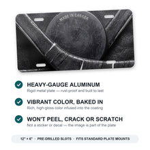 Hockey aluminum front license plate