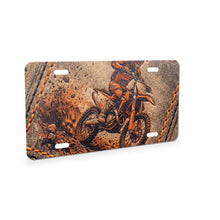 Motocross Dirt Bike aluminum front license plate
