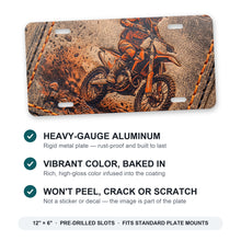Motocross Dirt Bike aluminum front license plate