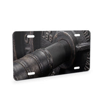 Barbell Lifting aluminum front license plate