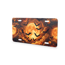 Halloween Bats aluminum front license plate