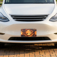 Halloween Bats aluminum front license plate