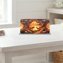 Halloween Bats aluminum front license plate