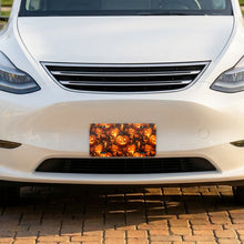 Halloween Pumpkins aluminum front license plate